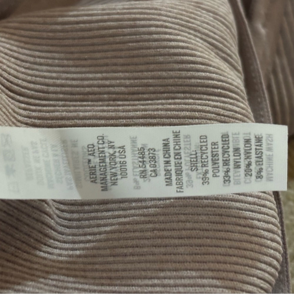 NWT Aerie Offline Ribbed Strappy Sports Bra | Size XL - Picture 4 of 6